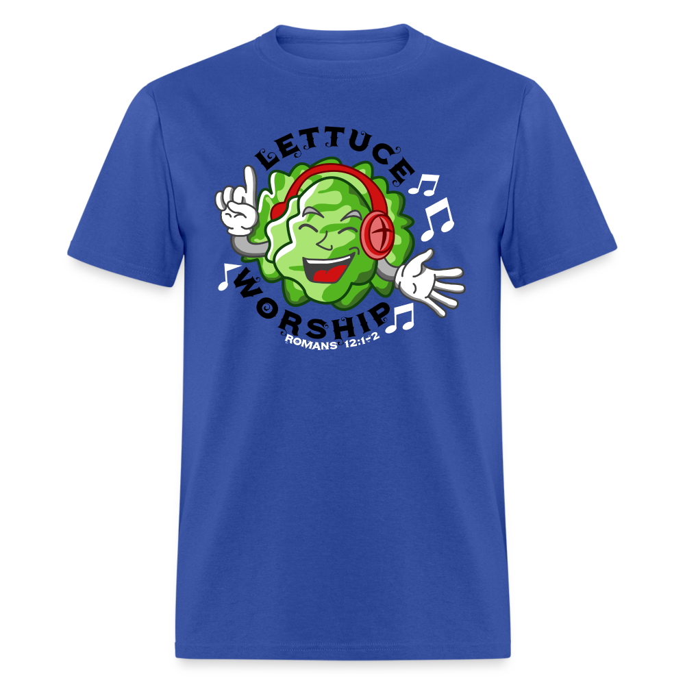 Lettuce Worship - royal blue