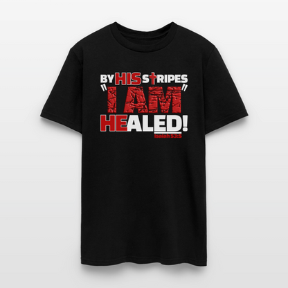 By His Stripes I Am Healed - black