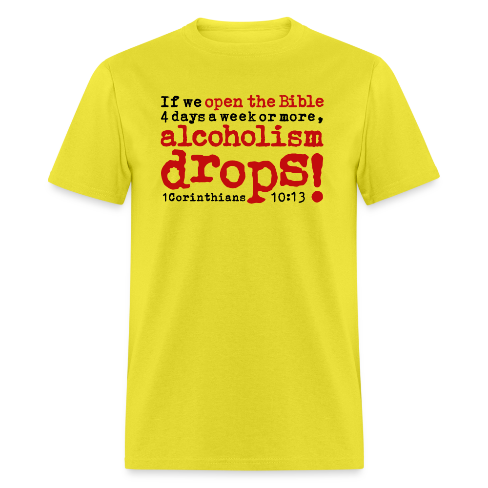 Open Bible Alcoholism Drops - yellow