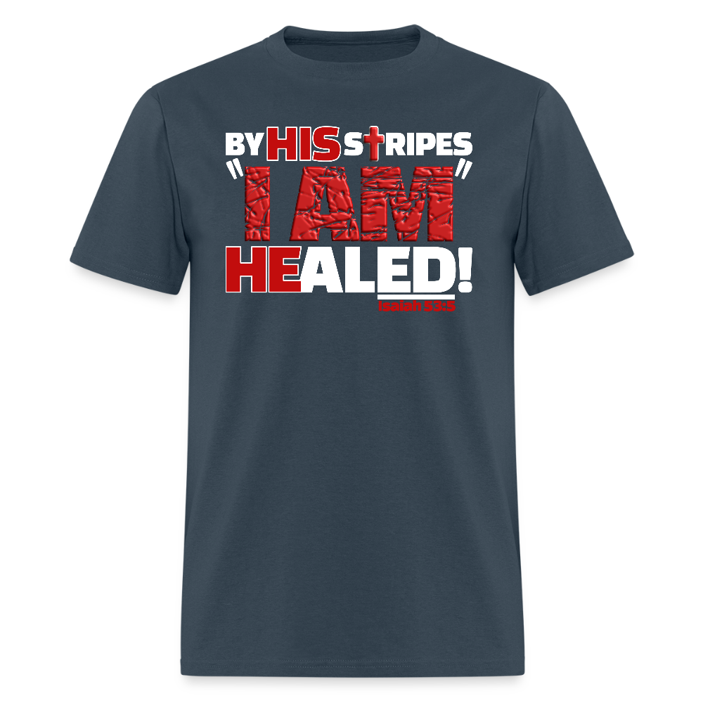 By His Stripes I Am Healed -  blue dusk