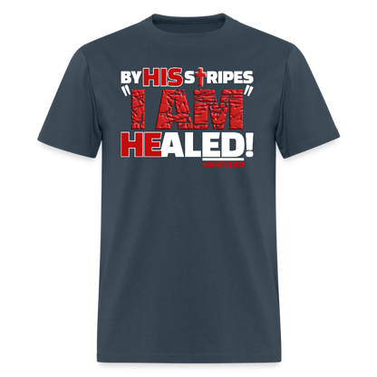 By His Stripes I Am Healed -  blue dusk
