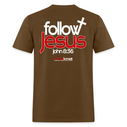 WTBSF? Follow Jesus - brown