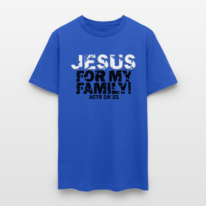 Jesus for My Family - royal blue