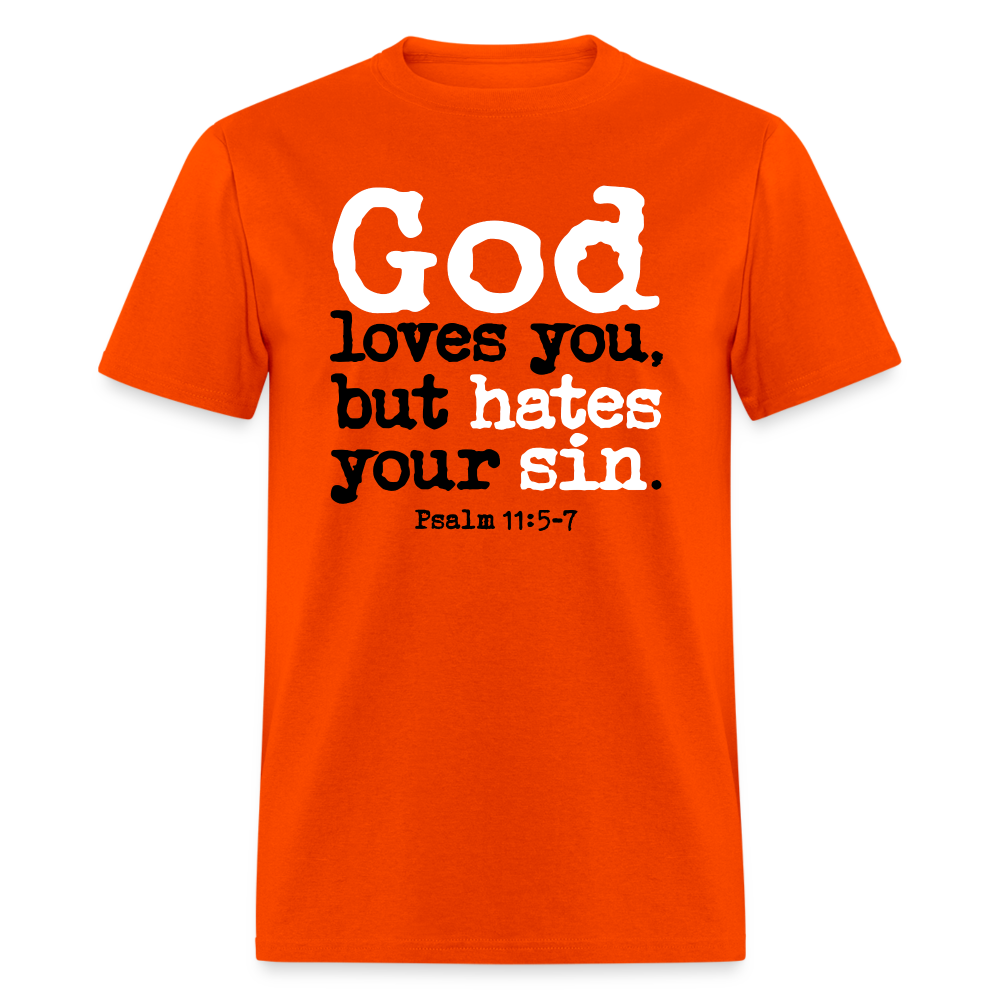 God Hates Sin - orange