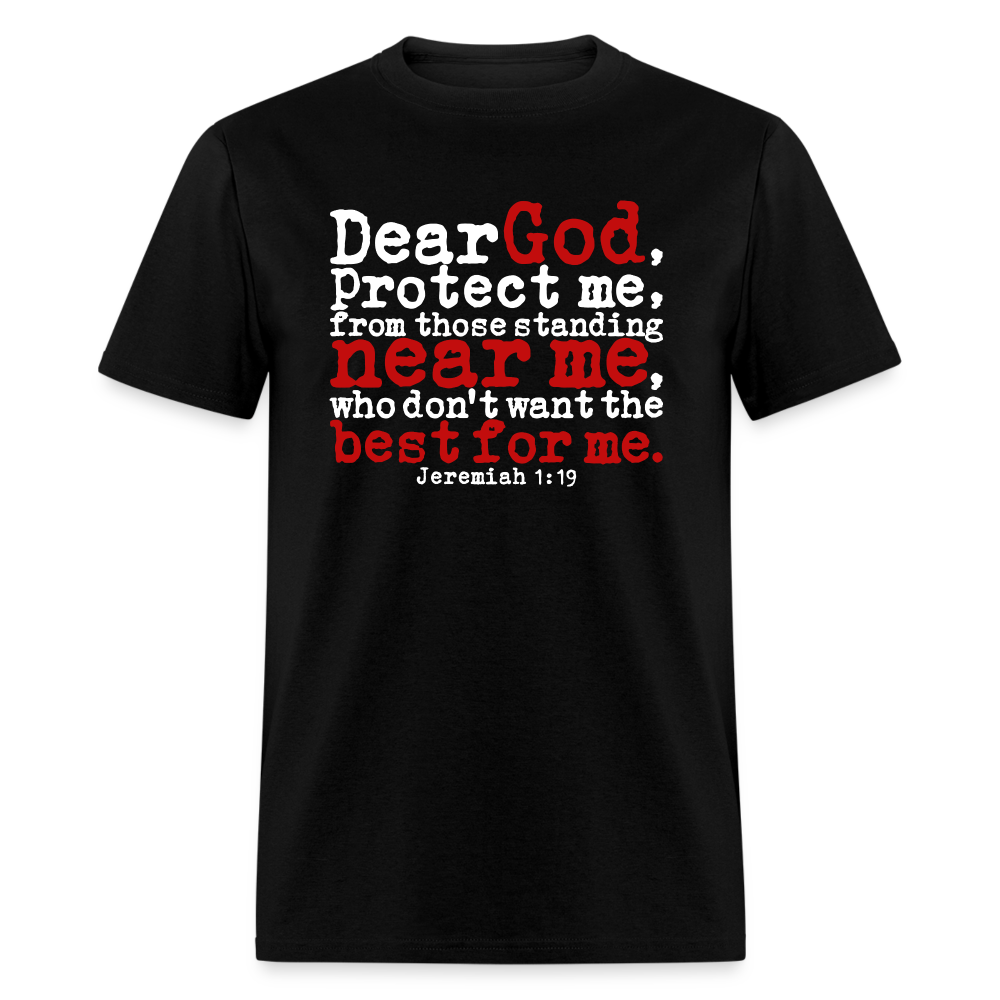 Dear God Protect Me - black