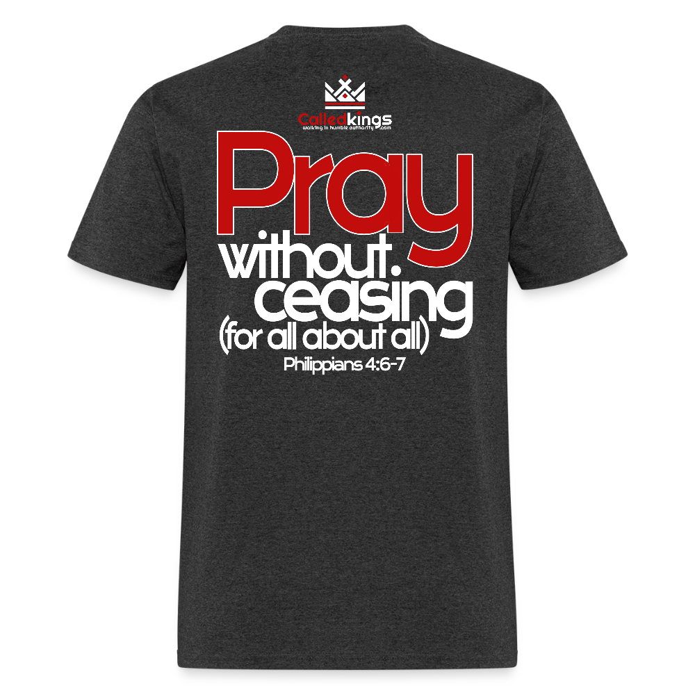 WTBSF? Pray Without Ceasing - heather black