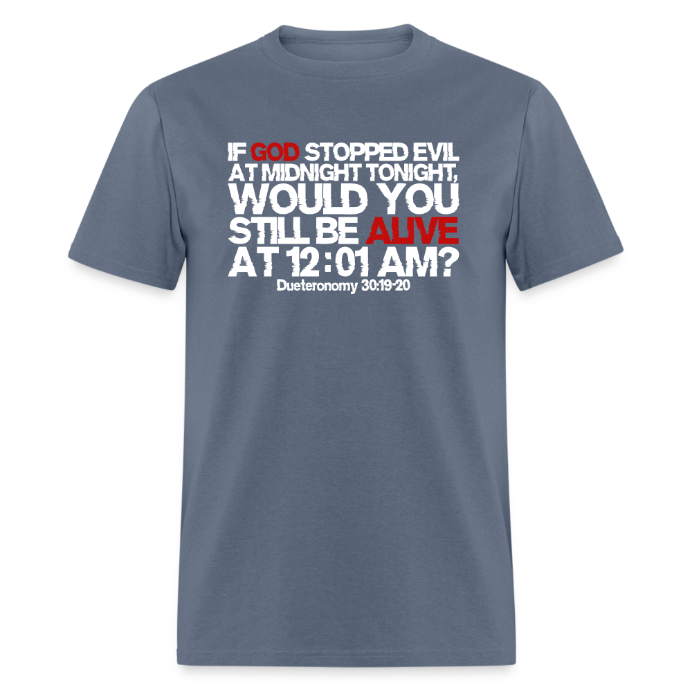 If God Stopped Evil - denim