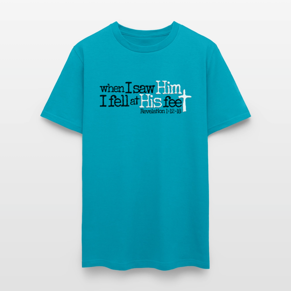 I Fell at His Feet - turquoise