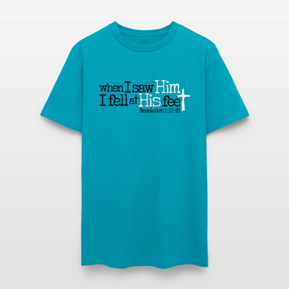 I Fell at His Feet - turquoise