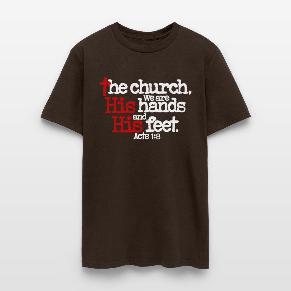 Church His Hands His Feet - brown