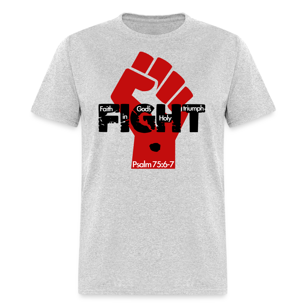 FIGHT with Fist - heather gray