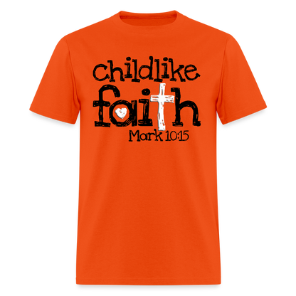 Childlike Faith - orange