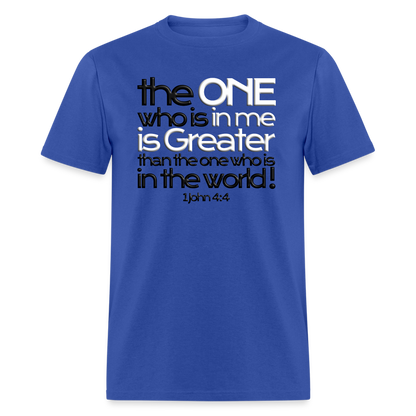 One In Me Is Greater - royal blue