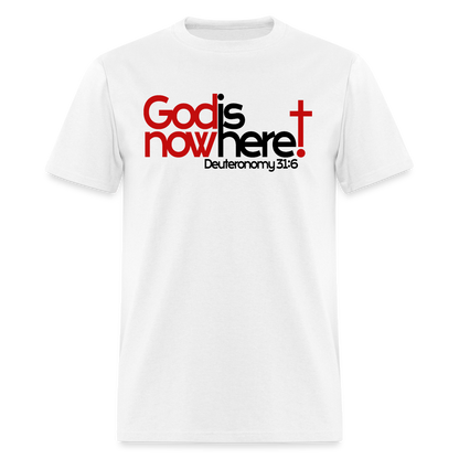 God Is Now Here - white