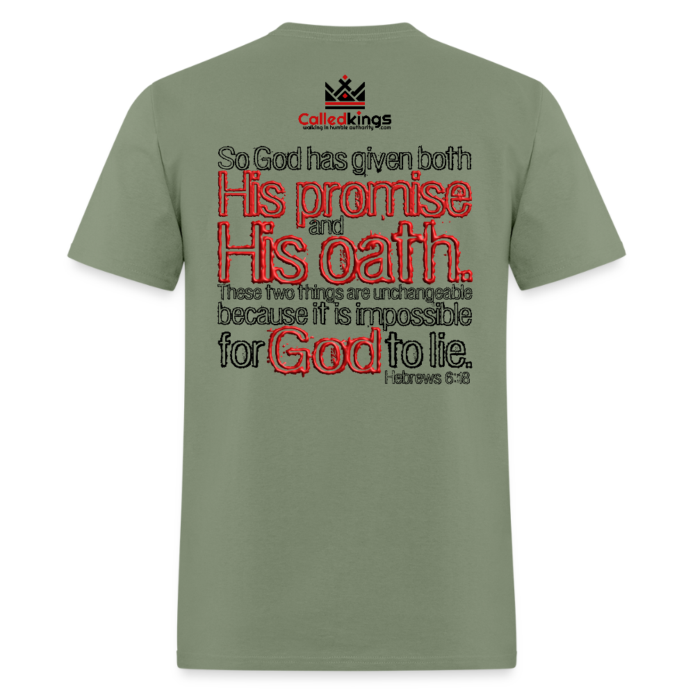 God Can't Lie - military green