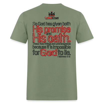 God Can't Lie - military green