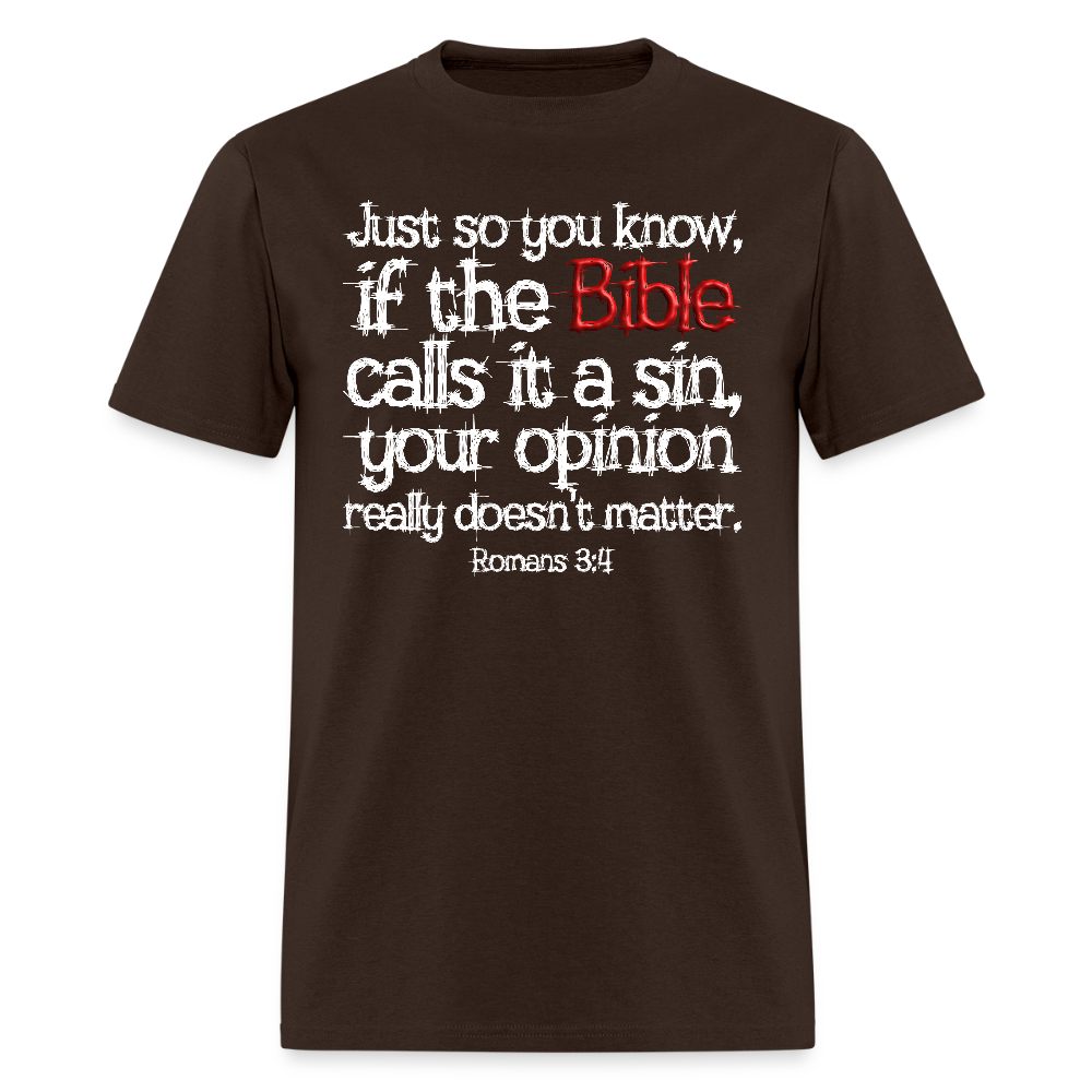 If the Bible Calls it a Sin - brown