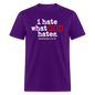 I Hate What God Hates - purple