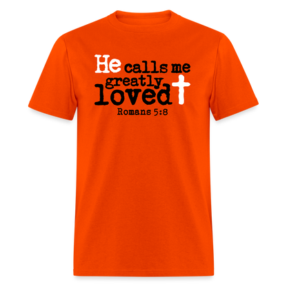 He Calls Me Greatly Loved - orange