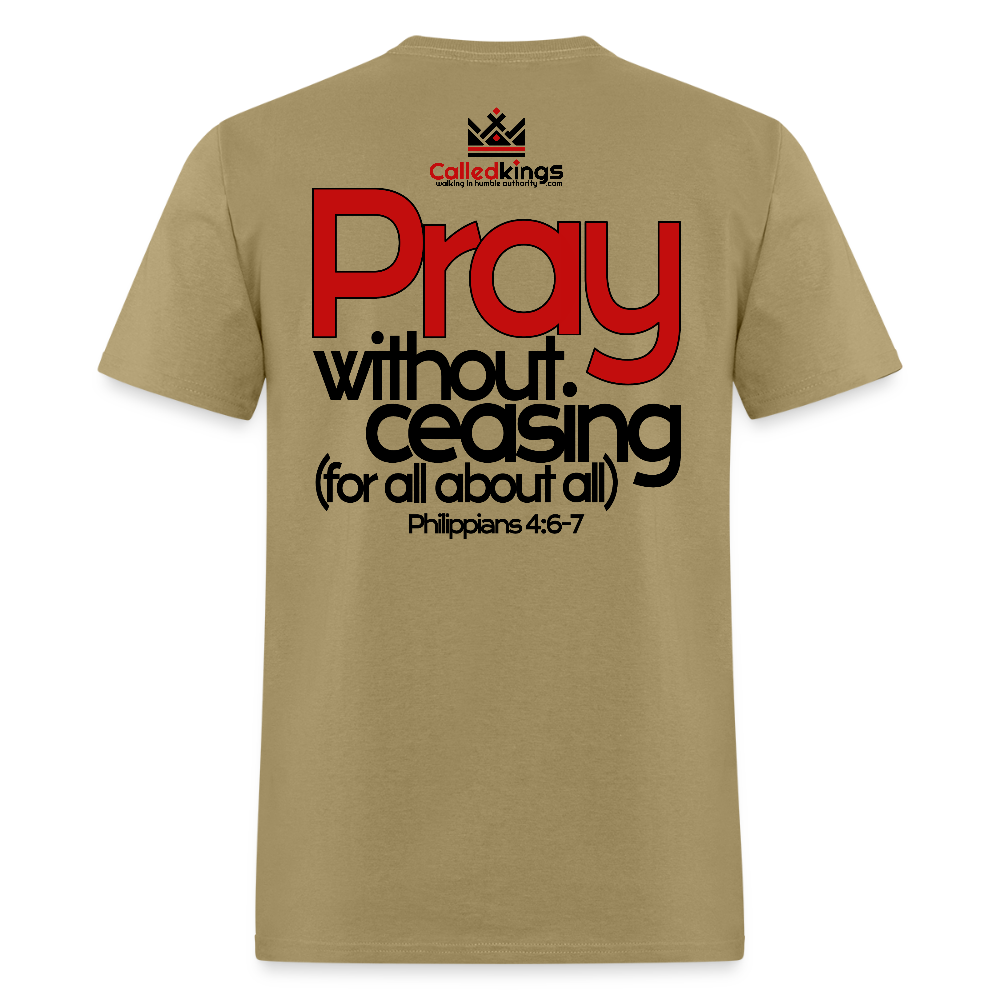 WTBSF? Pray Without Ceasing - khaki