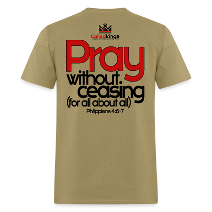 WTBSF? Pray Without Ceasing - khaki