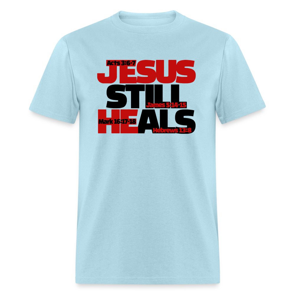 Jesus Still Heals - powder blue