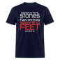 Throwing Stones or Washing Feet - navy