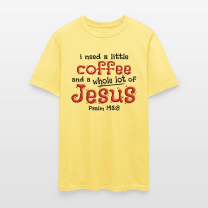 Coffee & Jesus - cornsilk