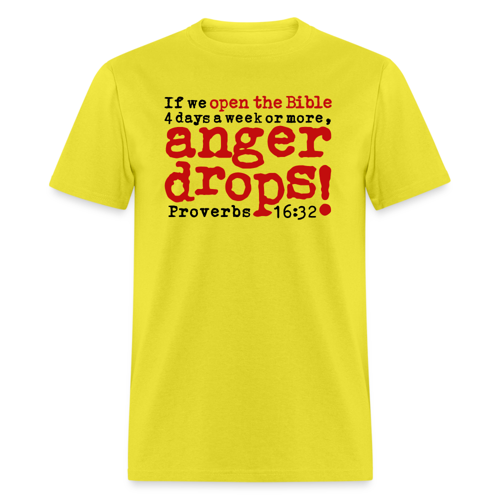 Open Bible Anger Drops - yellow