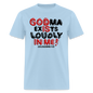 Godma Exists Loudly In Me - powder blue