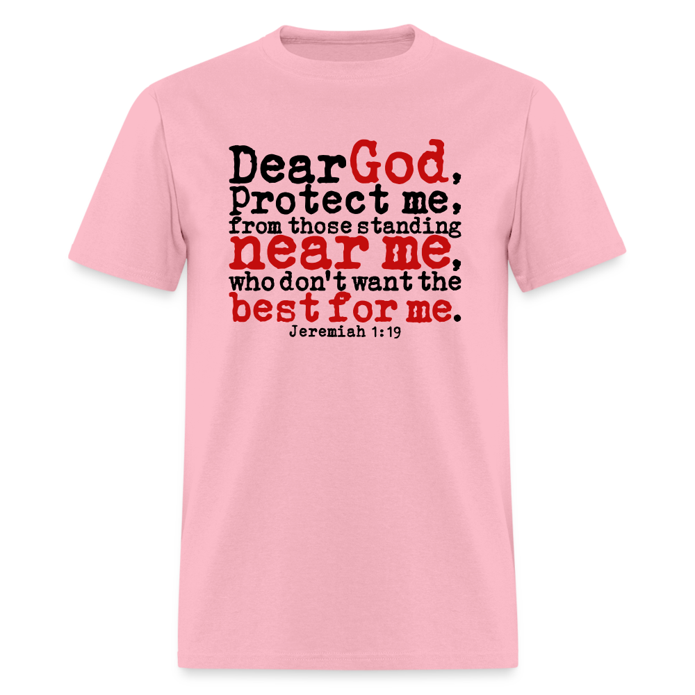 Dear God Protect Me - pink