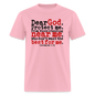Dear God Protect Me - pink