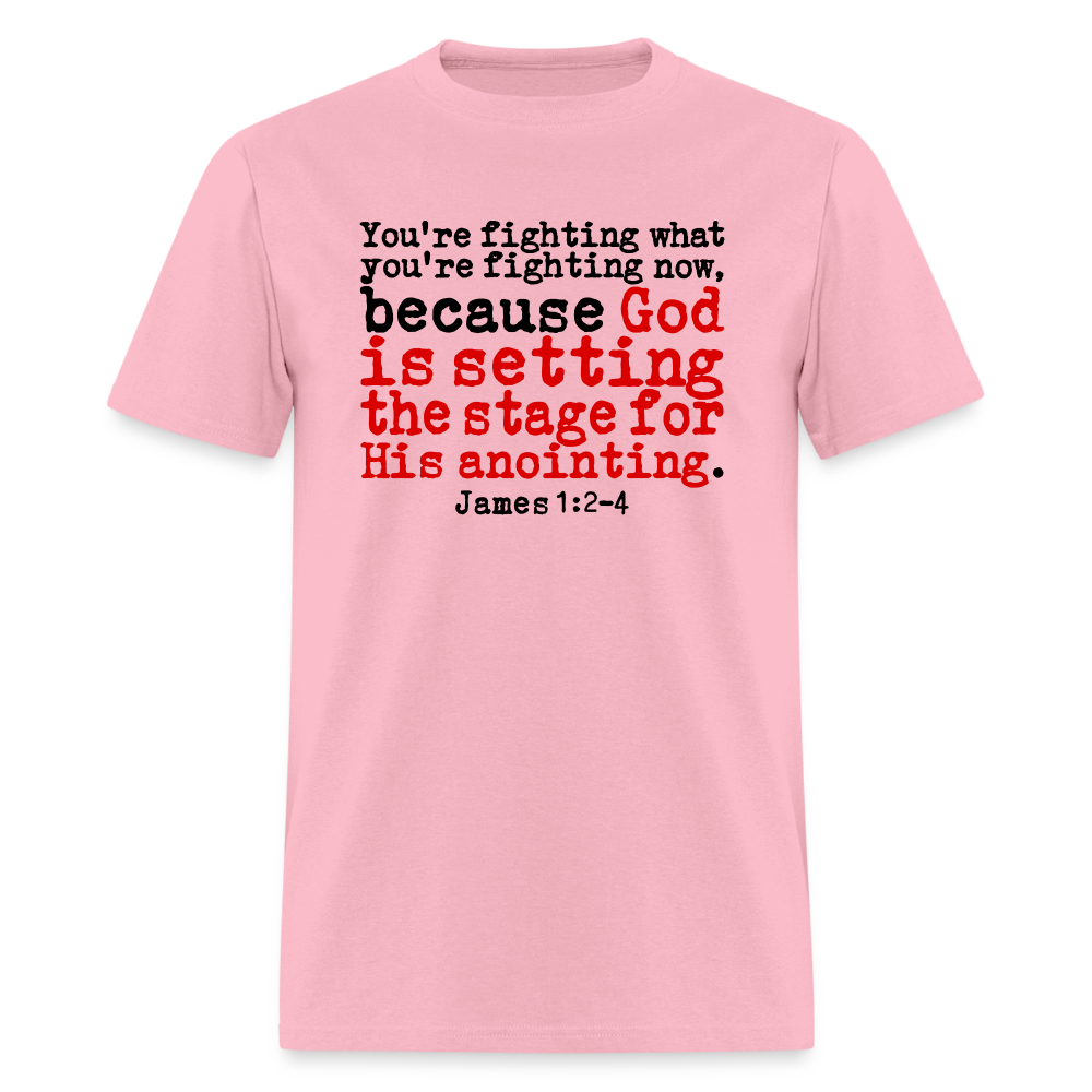 God is Setting the Stage - pink