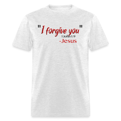 I Forgive You - light heather gray