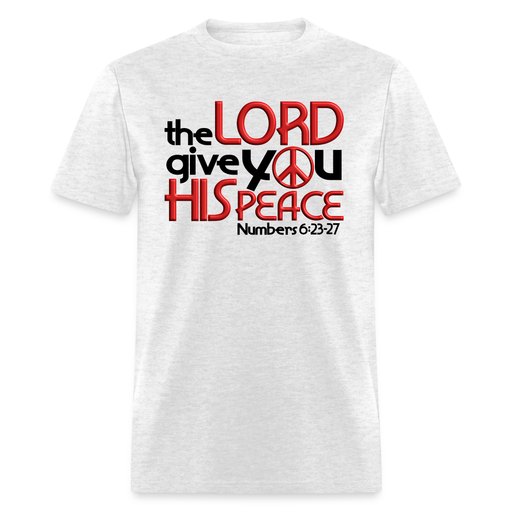The Lord Give You Peace - light heather gray