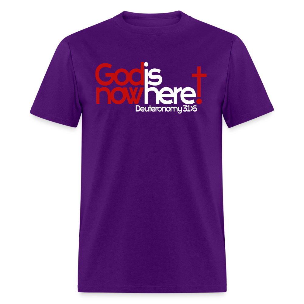 God Is Now Here - purple