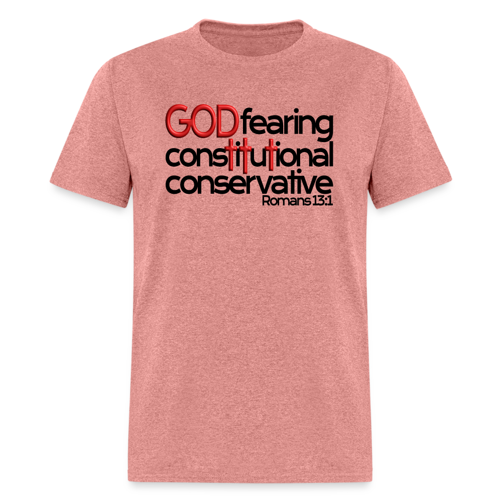 God Fearing Constitutional Conservative - heather mauve