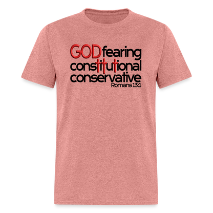God Fearing Constitutional Conservative - heather mauve