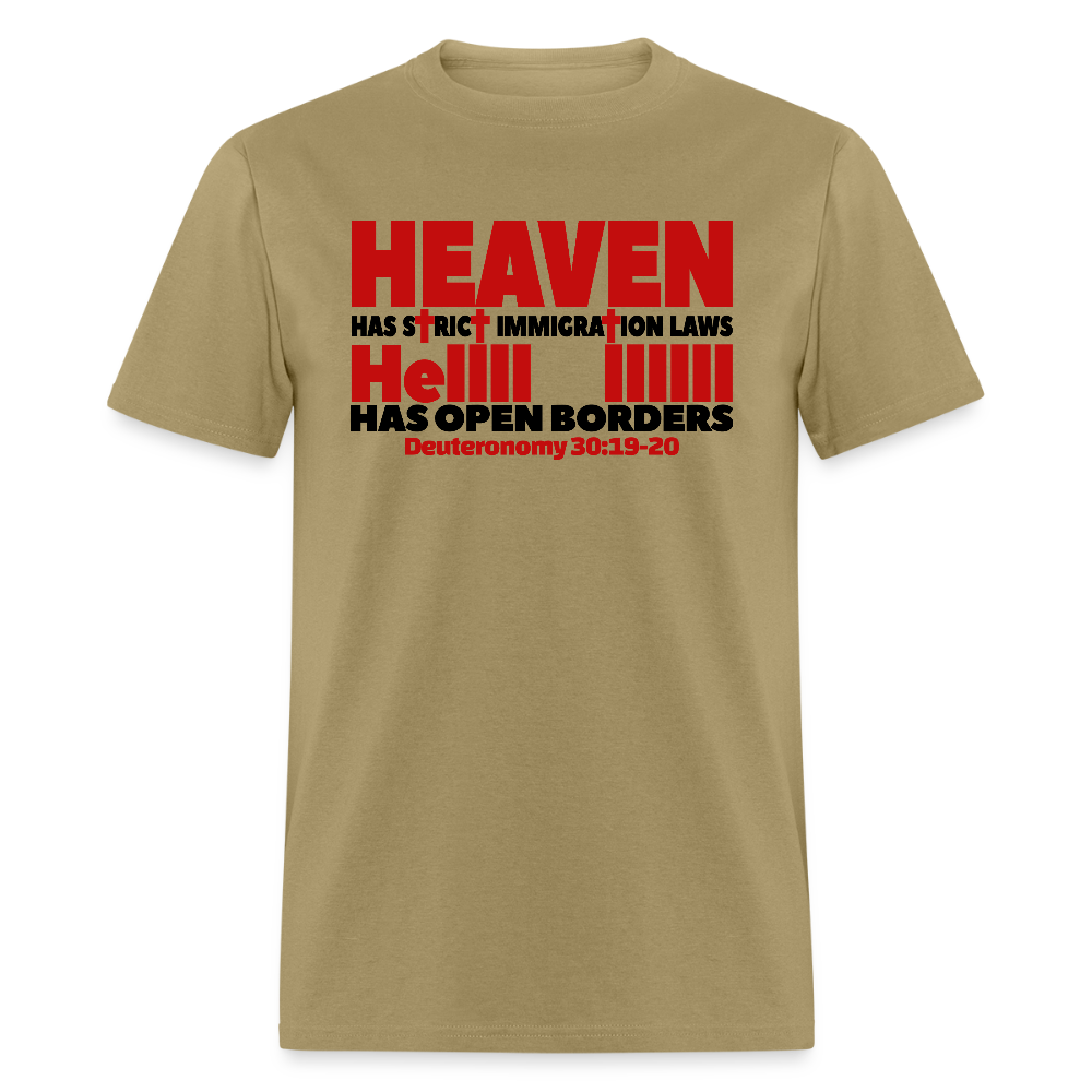 Heaven Has Strict Immigration Laws - khaki