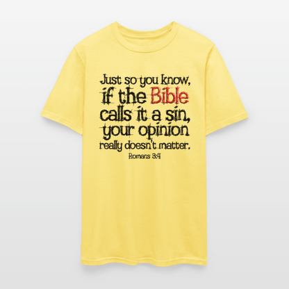 If the Bible Calls it a Sin - cornsilk