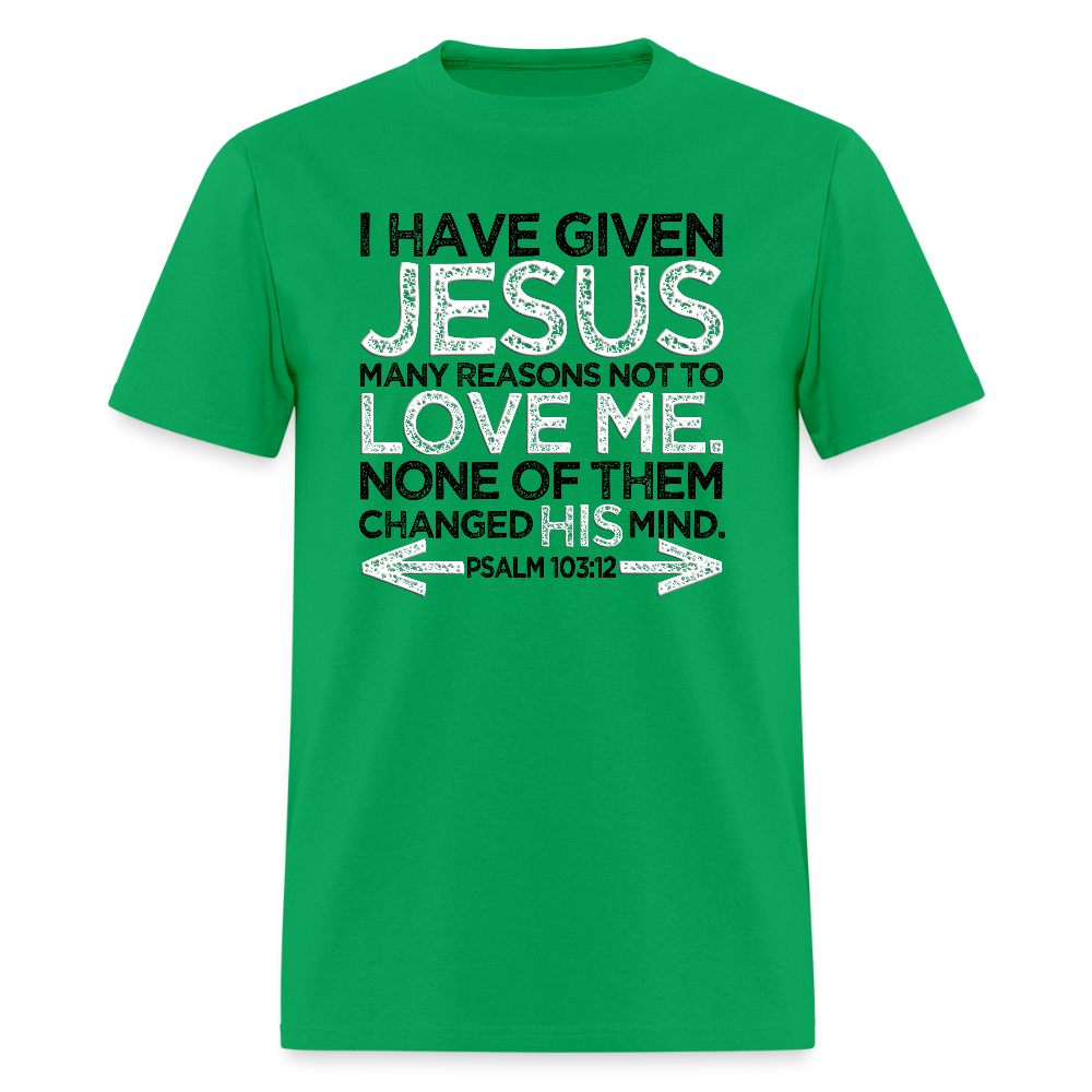 Many Reasons Not to Love Me - bright green