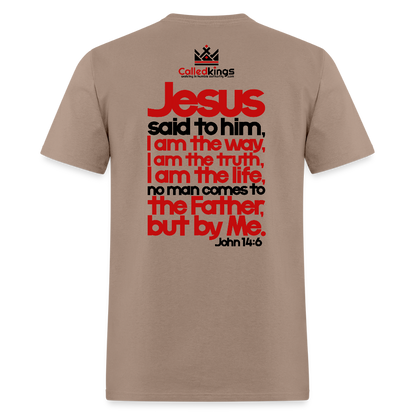 Jesus Is the Answer - brown savana