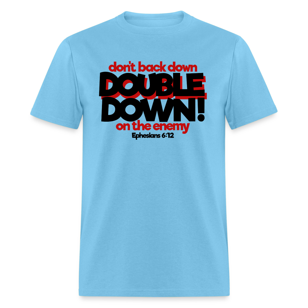 Double Down - aquatic blue