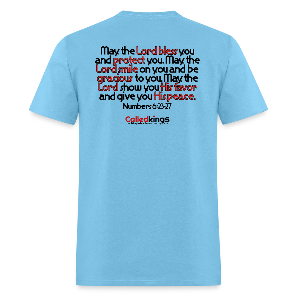 The Lord Bless You - aquatic blue