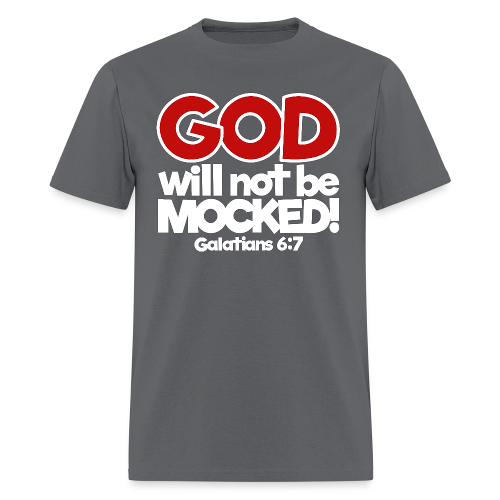 God Will Not Be Mocked - charcoal