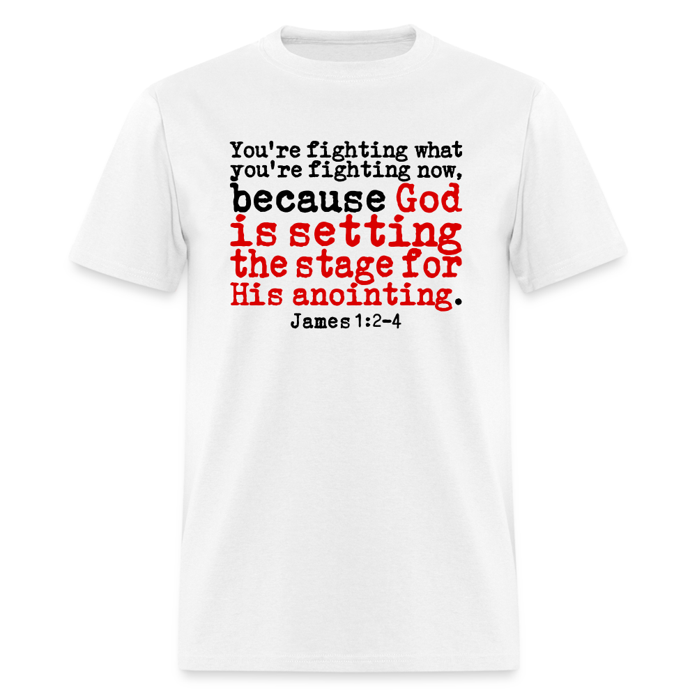 God is Setting the Stage - white