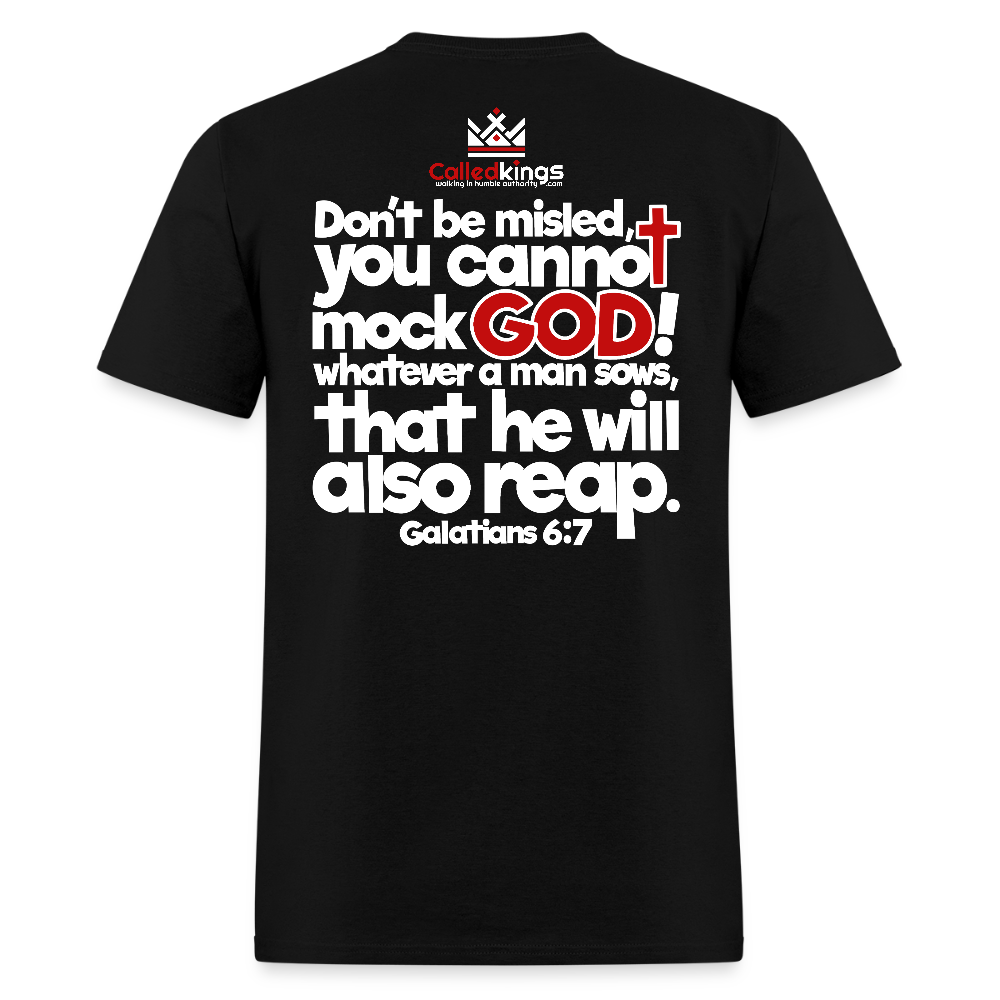 God Will Not Be Mocked - black