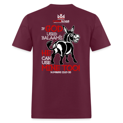Balaam's Donkey - burgundy