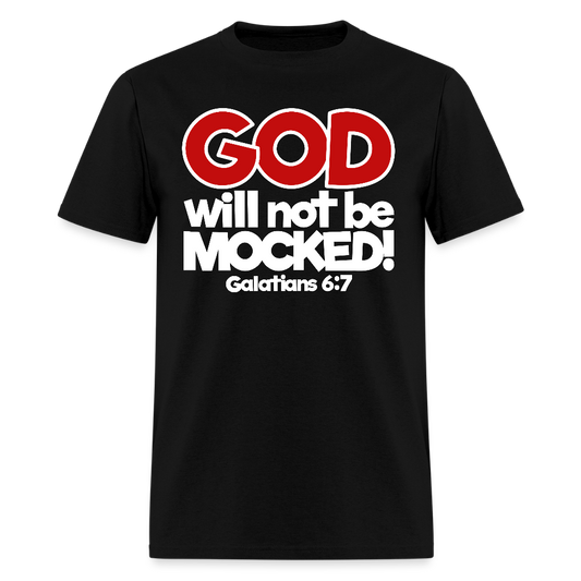God Will Not Be Mocked - black