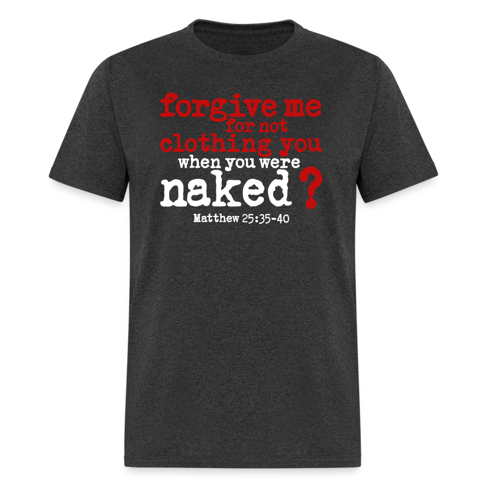 Forgive For Not Clothing - heather black